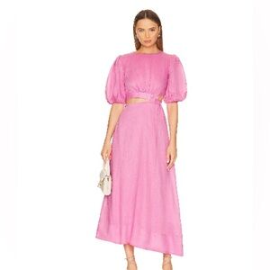 Bardot Pink Impala Midi Dress
